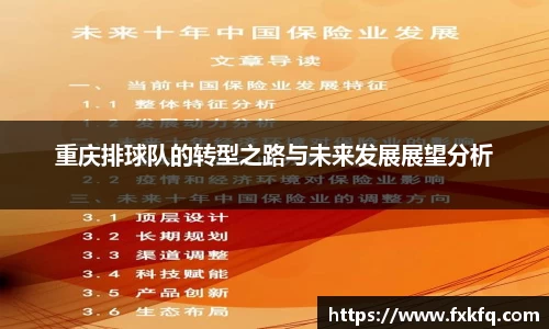 重庆排球队的转型之路与未来发展展望分析